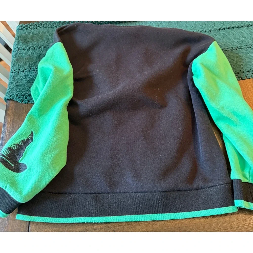Wicked The Musical Girls Hoodie and Joggers Set Black Green Pink Size L 10/12